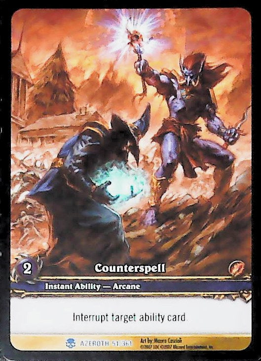 World of Warcraft TCG | Counterspell (Extended Art) - Heroes of Azeroth 51/361 | The Nerd Merchant