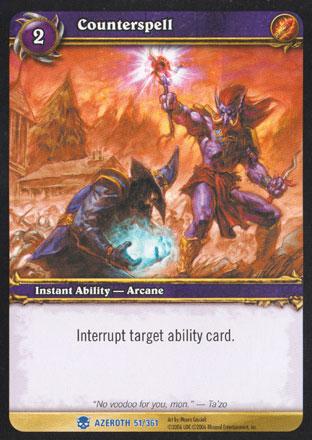 World of Warcraft TCG | Counterspell - Heroes of Azeroth 51/361 | The Nerd Merchant