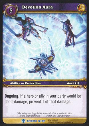 World of Warcraft TCG | Devotion Aura - Heroes of Azeroth 66/361 | The Nerd Merchant