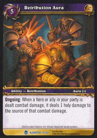 World of Warcraft TCG | Retribution Aura - Heroes of Azeroth 71/361 | The Nerd Merchant