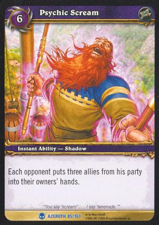 World of Warcraft TCG | Psychic Scream - Heroes of Azeroth 85/361 | The Nerd Merchant