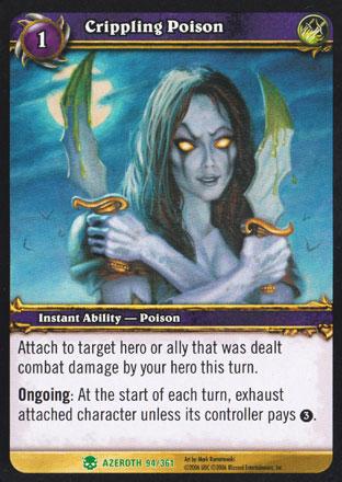 World of Warcraft TCG | Crippling Poison - Heroes of Azeroth 94/361 | The Nerd Merchant