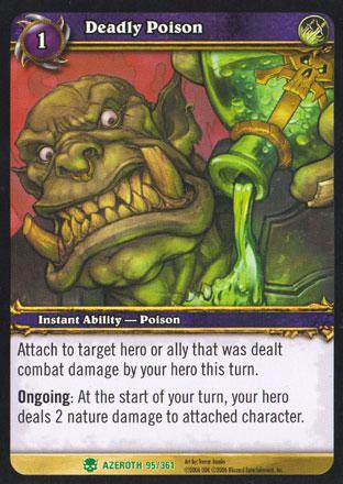 World of Warcraft TCG | Deadly Poison - Heroes of Azeroth 95/361 | The Nerd Merchant