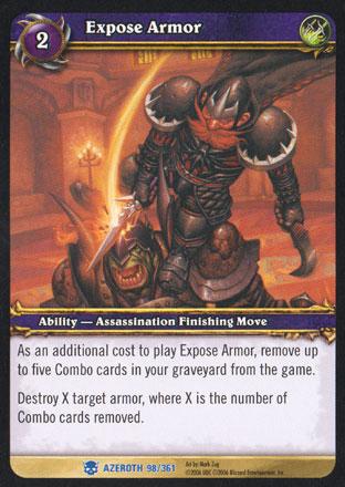 World of Warcraft TCG | Expose Armor - Heroes of Azeroth 98/361 | The Nerd Merchant