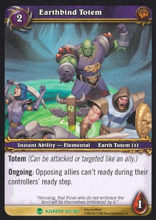 World of Warcraft TCG | Earthbind Totem - Heroes of Azeroth 107/361 | The Nerd Merchant