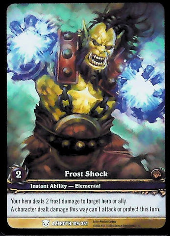 World of Warcraft TCG | Frost Shock (Extended Art) - Heroes of Azeroth 109/361 | The Nerd Merchant