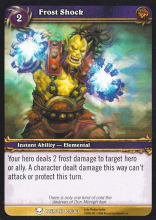 World of Warcraft TCG | Frost Shock - Heroes of Azeroth 109/361 | The Nerd Merchant