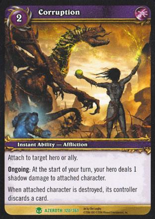 World of Warcraft TCG | Corruption - Heroes of Azeroth 120/361 | The Nerd Merchant