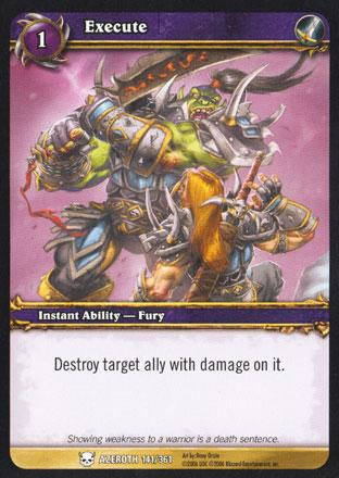 World of Warcraft TCG | Execute - Heroes of Azeroth 141/361 | The Nerd Merchant