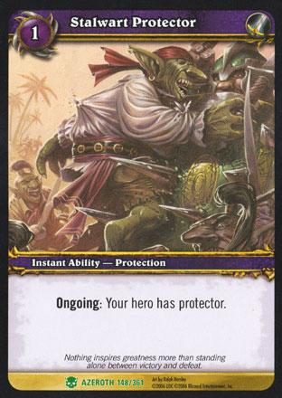 World of Warcraft TCG | Stalwart Protector - Heroes of Azeroth 148/361 | The Nerd Merchant