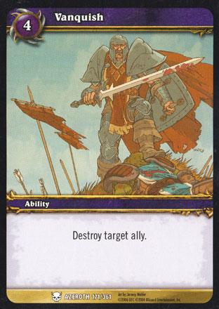 World of Warcraft TCG | Vanquish - Heroes of Azeroth 171/361 | The Nerd Merchant