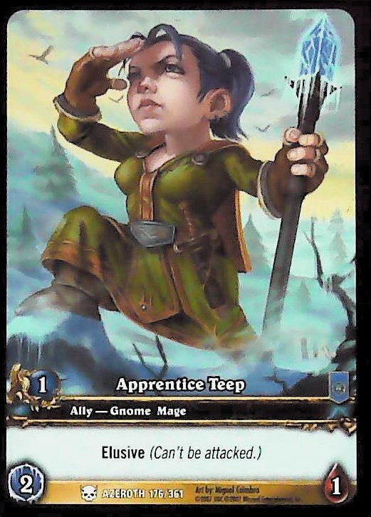 World of Warcraft TCG | Apprentice Teep (Extended Art) - Heroes of Azeroth 176/361 | The Nerd Merchant