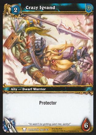 World of Warcraft TCG | Crazy Igvand - Heroes of Azeroth 180/361 | The Nerd Merchant