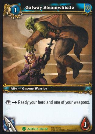 World of Warcraft TCG | Galway Steamwhistle - Heroes of Azeroth 185/361 | The Nerd Merchant