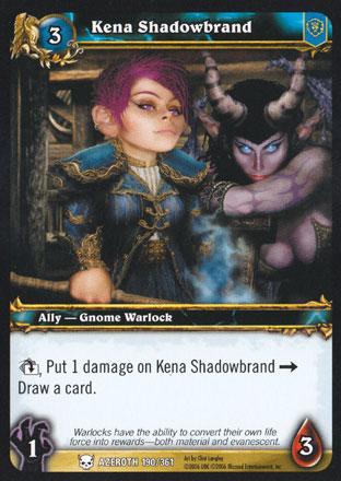 World of Warcraft TCG | Kena Shadowbrand - Heroes of Azeroth 190/361 | The Nerd Merchant
