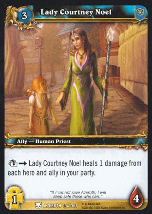 World of Warcraft TCG | Lady Courtney Noel - Heroes of Azeroth 194/361 | The Nerd Merchant