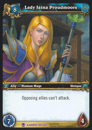 World of Warcraft TCG | Lady Jaina Proudmoore - Heroes of Azeroth 195/361 | The Nerd Merchant