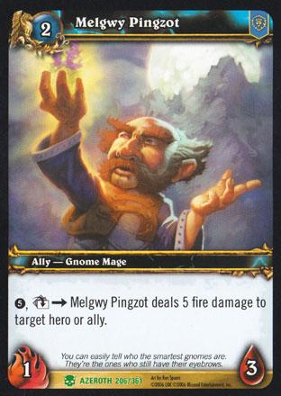 World of Warcraft TCG | Melgwy Pingzot - Heroes of Azeroth 206/361 | The Nerd Merchant