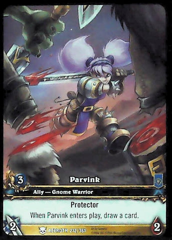 World of Warcraft TCG | Parvink (Extended Art) - Heroes of Azeroth 212/361 | The Nerd Merchant