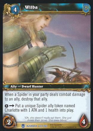 World of Warcraft TCG | Wilba - Heroes of Azeroth 223/361 | The Nerd Merchant