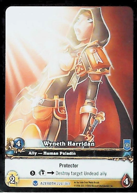 World of Warcraft TCG | Wyneth Harridan (Extended Art) - Heroes of Azeroth 224/361 | The Nerd Merchant
