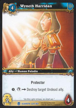 World of Warcraft TCG | Wyneth Harridan - Heroes of Azeroth 224/361 | The Nerd Merchant