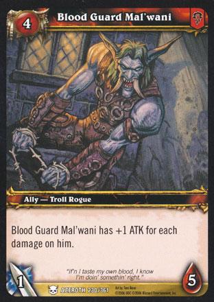 World of Warcraft TCG | Blood Guard Mal'wani - Heroes of Azeroth 230/361 | The Nerd Merchant