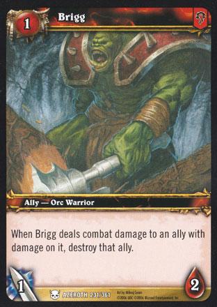 World of Warcraft TCG | Brigg - Heroes of Azeroth 231/361 | The Nerd Merchant