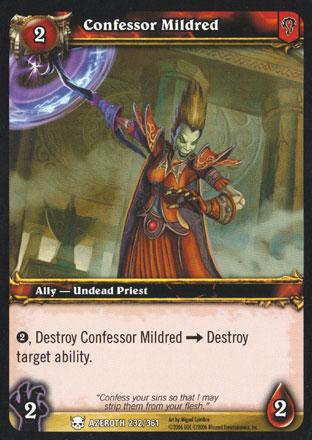 World of Warcraft TCG | Confessor Mildred - Heroes of Azeroth 232/361 | The Nerd Merchant