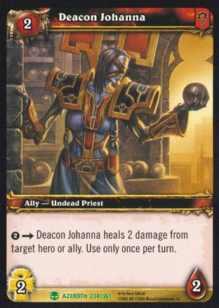 World of Warcraft TCG | Deacon Johanna - Heroes of Azeroth 234/361 | The Nerd Merchant