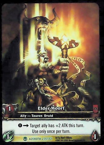 World of Warcraft TCG | Elder Moorf (Extended Art) - Heroes of Azeroth 235/361 | The Nerd Merchant