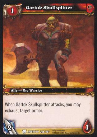 World of Warcraft TCG | Gartok Skullsplitter - Heroes of Azeroth 238/361 | The Nerd Merchant