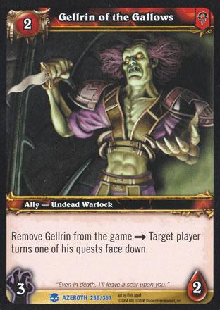 World of Warcraft TCG | Gellrin of the Gallows - Heroes of Azeroth 239/361 | The Nerd Merchant