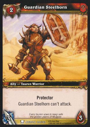 World of Warcraft TCG | Guardian Steelhorn - Heroes of Azeroth 240/361 | The Nerd Merchant
