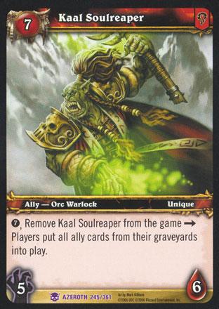 World of Warcraft TCG | Kaal Soulreaper - Heroes of Azeroth 245/361 | The Nerd Merchant