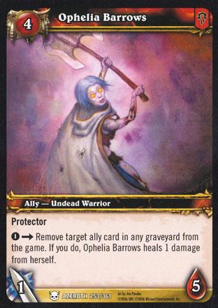 World of Warcraft TCG | Ophelia Barrows - Heroes of Azeroth 253/361 | The Nerd Merchant