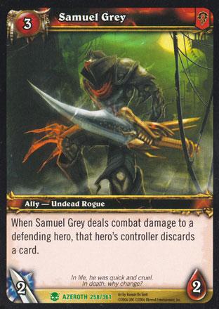 World of Warcraft TCG | Samuel Grey - Heroes of Azeroth 258/361 | The Nerd Merchant