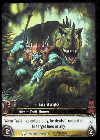 World of Warcraft TCG | Taz'dingo (Extended Art) - Heroes of Azeroth 260/361 | The Nerd Merchant