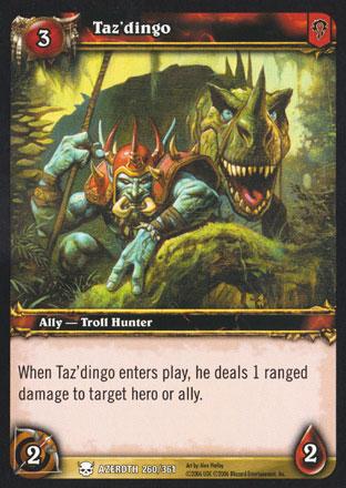 World of Warcraft TCG | Taz'dingo - Heroes of Azeroth 260/361 | The Nerd Merchant