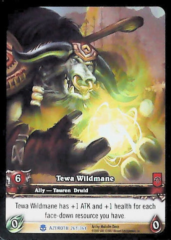 World of Warcraft TCG | Tewa Wildmane (Extended Art) - Heroes of Azeroth 261/361 | The Nerd Merchant