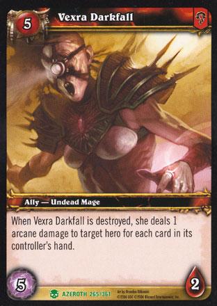 World of Warcraft TCG | Vexra Darkfall - Heroes of Azeroth 265/361 | The Nerd Merchant