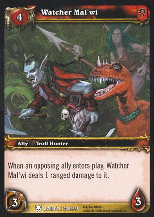 World of Warcraft TCG | Watcher Mal'wi - Heroes of Azeroth 269/361 | The Nerd Merchant