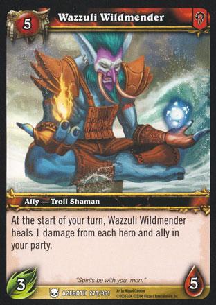 World of Warcraft TCG | Wazzuli Wildmender - Heroes of Azeroth 270/361 | The Nerd Merchant