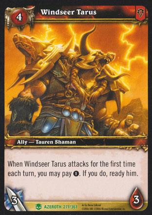 World of Warcraft TCG | Windseer Tarus - Heroes of Azeroth 271/361 | The Nerd Merchant