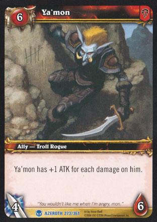 World of Warcraft TCG | Ya'mon - Heroes of Azeroth 273/361 | The Nerd Merchant