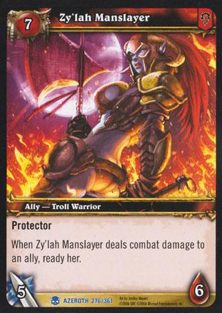 World of Warcraft TCG | Zy'lah Manslayer - Heroes of Azeroth 276/361 | The Nerd Merchant