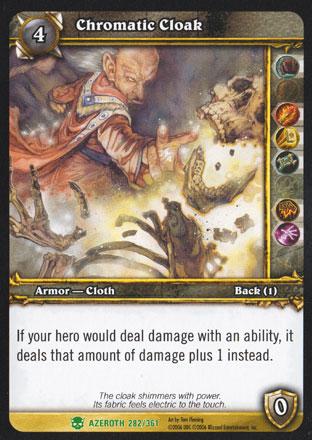World of Warcraft TCG | Chromatic Cloak - Heroes of Azeroth 282/361 | The Nerd Merchant