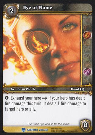 World of Warcraft TCG | Eye of Flame - Heroes of Azeroth 287/361 | The Nerd Merchant