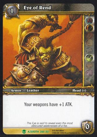 World of Warcraft TCG | Eye of Rend - Heroes of Azeroth 288/361 | The Nerd Merchant