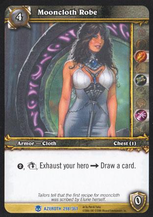 World of Warcraft TCG | Mooncloth Robe - Heroes of Azeroth 298/361 | The Nerd Merchant